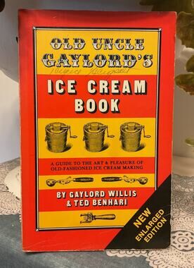 1978 Vintage Old Uncle Gaylords Ice Cream Book
